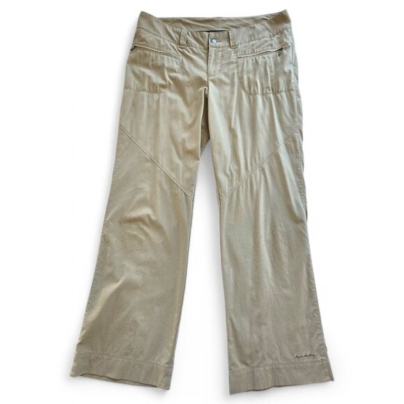 Columbia Pants - Columbia Womens Outdoor Utility Beige Pants 12 Short Nylon Blend Lightweight